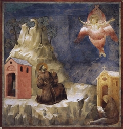 Legend of St Francis: 19. Stigmatization of St Francis by Giotto di Bondone