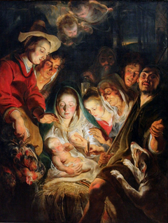 Adoration of the Shephards by Jacob Jordaens