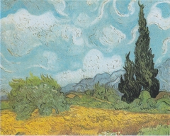 Wheatfield with Cypresses by Vincent van Gogh