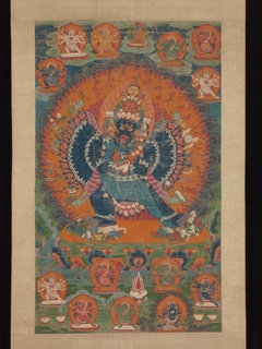 Vajrabhairava with His Consort Vajravetali by Anonymous