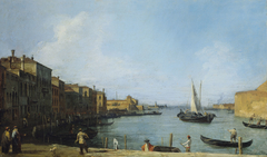 Venice: The Canale di Santa Chiara towards the Lagoon by Canaletto