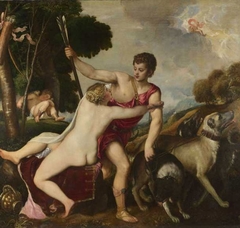 Venus and Adonis by Titian