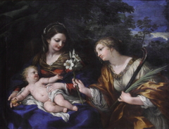 Vierge à l'Enfant et sainte Martine by Pietro da Cortona