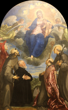 Vierge dans la gloire by Tintoretto