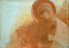 Vierge / Virgin by Odilon Redon