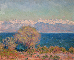 View of Cap d’Antibes by Claude Monet