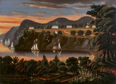 View of Hudson River at West Point by Thomas Chambers