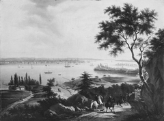 View of New York from New Jersey by Anonymous