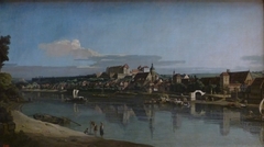 View of Pirna from the Right Bank of the Elba by Bernardo Bellotto