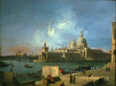 View of Santa Maria della Salute, from the entrance of the Great Canal by Canaletto