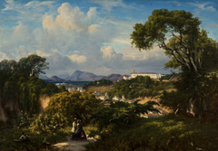 View of Santa Teresa Convent from the Heights of Paula Matos by Henri Nicolas Vinet