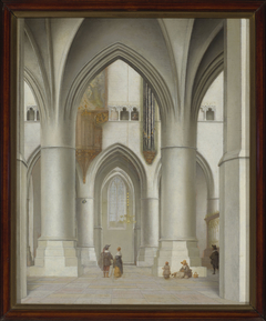 View of the interior of the St. Bavo Church in Haarlem by Pieter Jansz Saenredam