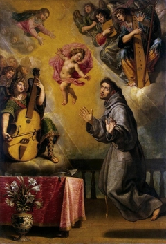 Vision of St Antony of Padua by Vincenzo Carducci