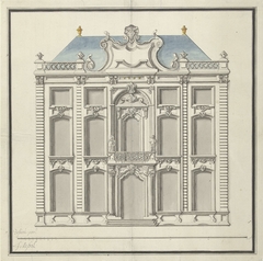 Voornaam woonhuis met platte stoep by Joseph Massol