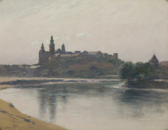 Wawel from the Vistula Side by Stanisław Witkiewicz