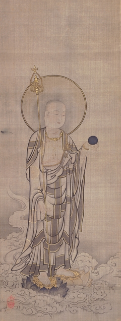 Welcoming Descent of Jizō, Bodhisattva of the Earth Matrix by Sakai Hoitsu