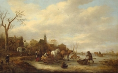 Winter Scene by Isaac van Ostade