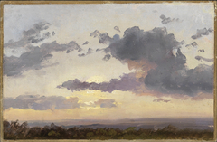 Wolkenstudie by Johan Christian Dahl