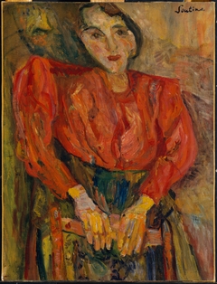 Woman in Red Blouse by Chaim Soutine