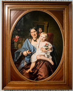 Woman with child by Ferdinand Georg Waldmüller