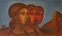 Women, mountains by Aggeliki Papadomanolaki