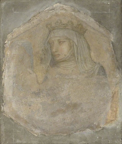 A Crowned Female Figure (Saint Elizabeth of Hungary?) by Pietro Lorenzetti