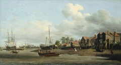 A Morning, with a View of Cuckold’s Point by Samuel Scott