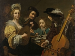 A Musical Party by Gerard van Kuijl