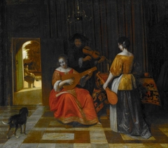 A Musical party by Pieter de Hooch