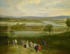 A View of Greenwich by Adriaen van Stalbemt