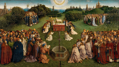 Adoration of the Lamb from the Ghent Altarpiece