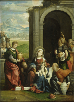 Adoration of the Magi by Benvenuto Tisi