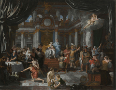 Aeneas beim Festmahl der Dido by Gerard de Lairesse