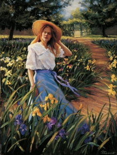 Afternoon in the Garden by Jean Hildebrant