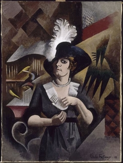 Alice in a big hat by Roger de La Fresnaye