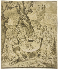 Allegorie op het zondige leven by Unknown Artist