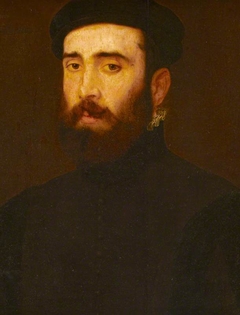 An Unknown Bearded Man in a Black Cap by Anonymous