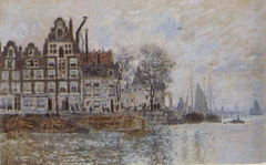 Ansicht von Amsterdam by Claude Monet