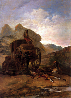 Assault of Thieves by Francisco de Goya