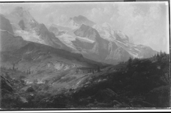 Auf der Kleinen Scheidegg, im Hintergrund Eiger und Jungfrau by Josef Schoyerer