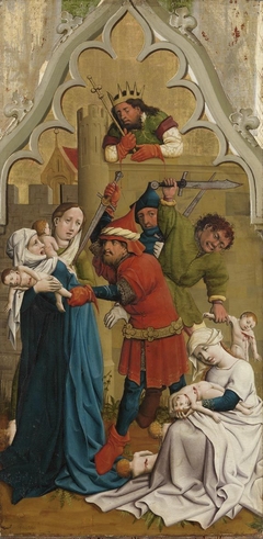 Bethlehemitischer Kindermord by Master of Schloss Lichtenstein