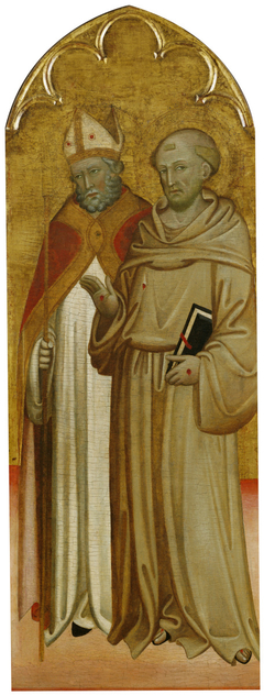 Bishop Saint and Saint Francis of Assisi by Francesco di Andrea Anguilla