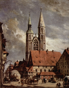 Braunschweig, Hagenmarkt mit Opernhaus von Westen. by Andreas Christian Ludwig Tacke