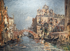 Canal of St. John and Paulus and Scuola di San Marc by Emma Ciardi