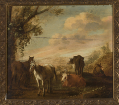 Cattle in the pasture by Aelbert Cuyp