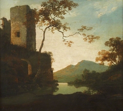 Classical Landscape with a Tower by Richard Wilson