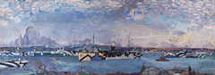 Convoy in Bedford Basin by Arthur Lismer