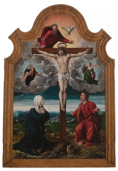 Crucifixion with the Virgin and Saint John by Bernard van Orley