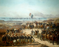 Débarquement de l'armée française à Old-Port (Crimée), 14 septembre 1854. by Félix-Joseph Barrias