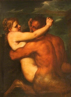 Deianeira and Nessus by Pietro Liberi